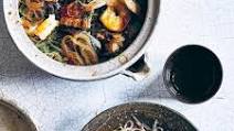 Clay Pot Noodles with Pork and Prawns Clay Pot Noodles with Pork and Prawns