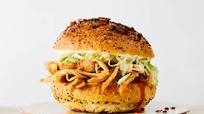Slow-Cooker Hot-Honey Chicken Sandwiches Slow-Cooker Hot-Honey Chicken Sandwiches