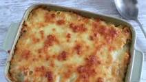 Baked macaroni with meat Baked macaroni with meat
