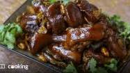 Chinese braised pig’s feet with soy sauce and spices Chinese braised pig’s feet with soy sauce and spices