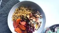 Kamut Breakfast Bowl with Seared Persimmons