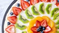 Fruit Pizza with Cream Cheese Frosting Fruit Pizza with Cream Cheese Frosting