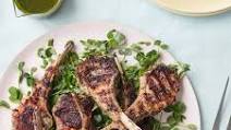 Grilled Lamb Chops with Herb Sauce Grilled Lamb Chops with Herb Sauce