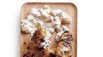 Grilled Tandoori Chicken Wings with Mango-Chile Raita Grilled Tandoori Chicken Wings with Mango-Chile Raita