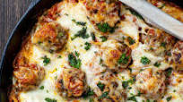 Baked Spaghetti And Meatballs Recipe Baked Spaghetti And Meatballs Recipe