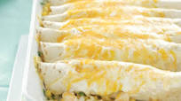Enchiladas de mariscos Enchiladas de mariscos
