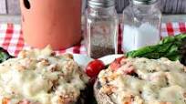 Chicken Parmesan Stuffed Portobellos Chicken Parmesan Stuffed Portobellos