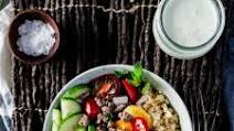 Greek Lamb Bowls With Cauliflower Rice Greek Lamb Bowls With Cauliflower Rice