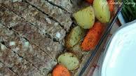 One Pan Meatloaf with Roasted Potatoes & Carrots One Pan Meatloaf with Roasted Potatoes & Carrots