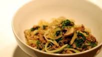 Stir Fried Kelp Noodles with Ground Beef, Broccoli Slaw, and Spinach. Stir Fried Kelp Noodles with Ground Beef, Broccoli Slaw, and Spinach.