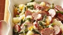 Cheesy Brat Casserole Cheesy Brat Casserole
