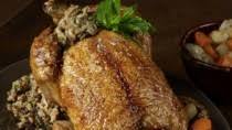 Chicken with Rice, Ground Meat, and Nut Stuffing Chicken with Rice, Ground Meat, and Nut Stuffing