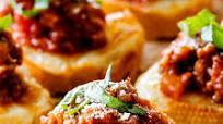 Bolognese Bruschetta Bolognese Bruschetta