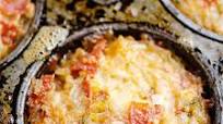 Cheesy Pizza Rice Muffins Cheesy Pizza Rice Muffins