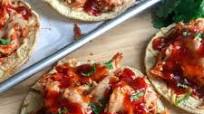 Easy BBQ Chicken Tostada Easy BBQ Chicken Tostada
