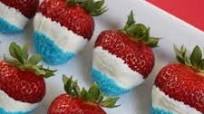 Strawberries - All Dressed Up In Red, White, and Blue Strawberries - All Dressed Up In Red, White, and Blue