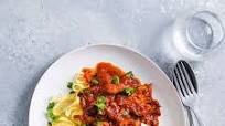 Paprika chicken with tagliatelle Paprika chicken with tagliatelle