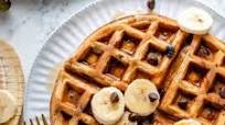 Banana Waffles Banana Waffles
