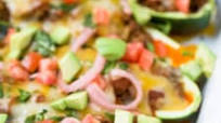 Ground Beef Enchilada Zucchini Boats Ground Beef Enchilada Zucchini Boats