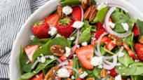 Easy 10 Minute Strawberry Spinach Salad Recipe Easy 10 Minute Strawberry Spinach Salad Recipe