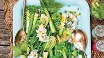 Greens with vino cotto and tzatziki Greens with vino cotto and tzatziki