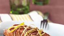 Pan-Seared Salmon with Honey-Balsamic Sauce Pan-Seared Salmon with Honey-Balsamic Sauce