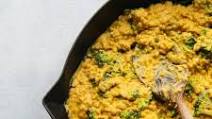 Cheesy Vegan Broccoli Cauliflower Rice Skillet Cheesy Vegan Broccoli Cauliflower Rice Skillet