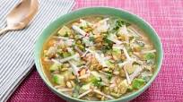 Zesty Vegetable & Finger Lime Pozole with Sweet & Spicy Pepitas Zesty Vegetable & Finger Lime Pozole with Sweet & Spicy Pepitas