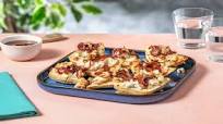Honeyed Goat's Cheese Bruschetta with Caramelised Red Onion and Walnuts with Caramelised Onions | Perfect for sharing Honeyed Goat's Cheese Bruschetta with Caramelised Red Onion and Walnuts with Caramelised Onions | Perfect for sharing