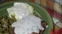 Country Fried Hamburger Steaks With Gravy Country Fried Hamburger Steaks With Gravy