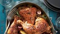 Rosemary-Garlic Chicken Quarters Rosemary-Garlic Chicken Quarters