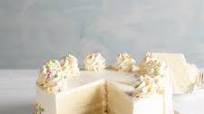 Vanilla Cake with Vanilla Buttercream Frosting Vanilla Cake with Vanilla Buttercream Frosting