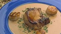 Pork Chops with Scallops Pork Chops with Scallops