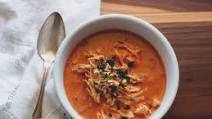 Creamy Tomato and Chicken Soup Creamy Tomato and Chicken Soup