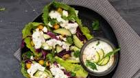 Salad Boats with Chickpeas and Tzatziki Salad Boats with Chickpeas and Tzatziki