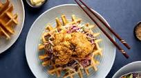 High protein Japanese-style Chicken and Waffles High protein Japanese-style Chicken and Waffles