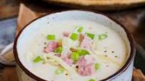Instant Pot Cheesy Cauliflower & Ham Soup Instant Pot Cheesy Cauliflower & Ham Soup