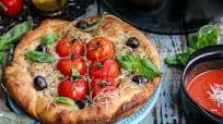 Dutch Oven Tomato and Olive Focaccia Dutch Oven Tomato and Olive Focaccia