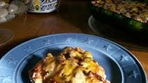 Sour Cream and Ground Beef Layered Casserole Sour Cream and Ground Beef Layered Casserole