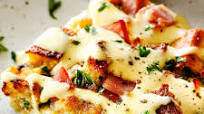 Eggs Benedict Casserole with Blender Hollandaise Eggs Benedict Casserole with Blender Hollandaise