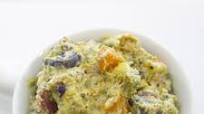 Three-Potato Salad With Greek Yogurt Dressing Three-Potato Salad With Greek Yogurt Dressing