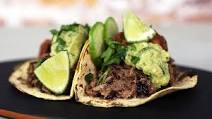 Pork confit tacos (carnitas) Pork confit tacos (carnitas)