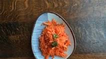 Spiced grated carrot salad Spiced grated carrot salad