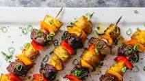 Hawaiian Steak Kabobs Hawaiian Steak Kabobs