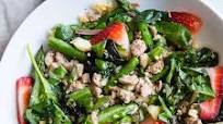 Strawberry Balsamic Paleo Cauliflower Rice Ground Turkey Skillet Recipe Strawberry Balsamic Paleo Cauliflower Rice Ground Turkey Skillet Recipe