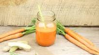 Raw carrot ginger juice Raw carrot ginger juice