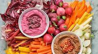 Crudites With Hummus Four Ways Crudites With Hummus Four Ways