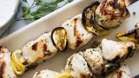 Greek Lemon Chicken Skewers with Tzatziki Sauce Greek Lemon Chicken Skewers with Tzatziki Sauce