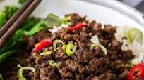 Crispy Asian Chilli Beef Mince Crispy Asian Chilli Beef Mince