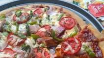 Whole wheat veggie pizza made with yeast from scratch Whole wheat veggie pizza made with yeast from scratch